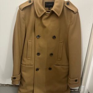 Banana Republic Men's Tan WoolCoat